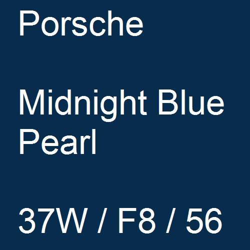 Porsche, Midnight Blue Pearl, 37W / F8 / 56.